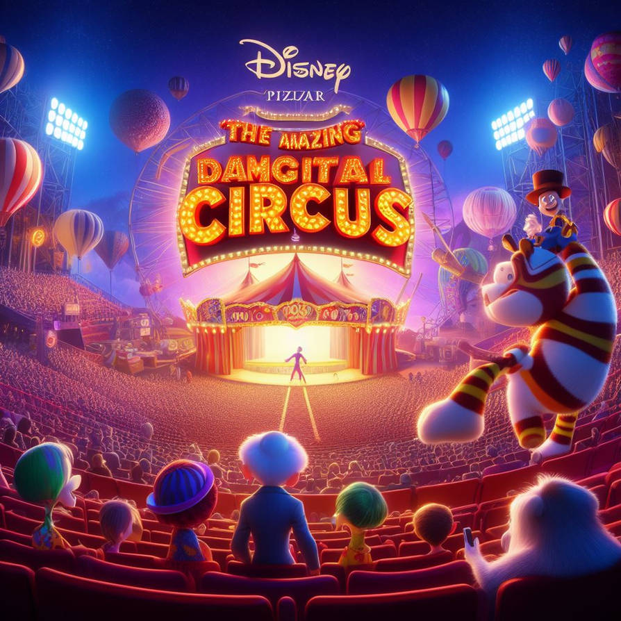 Pixar s The Amazing Digital Circus AI Poster 3 By TheDankBoi69 On Pixar s the amazing digital circus ai poster 3 by thedankboi69 on