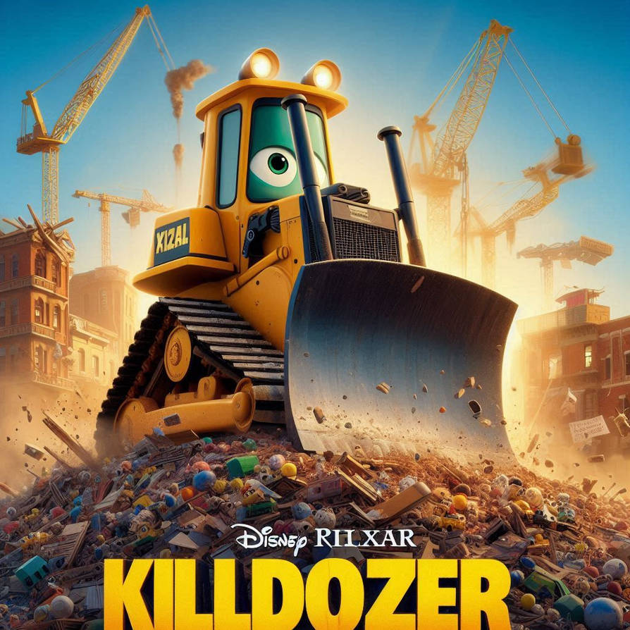 Pixar's Killdozer (poster #2) by TheDankBoi69 on DeviantArt