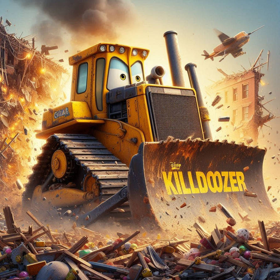 Disney Pixar's Killdozer (poster #4) by TheDankBoi69 on DeviantArt