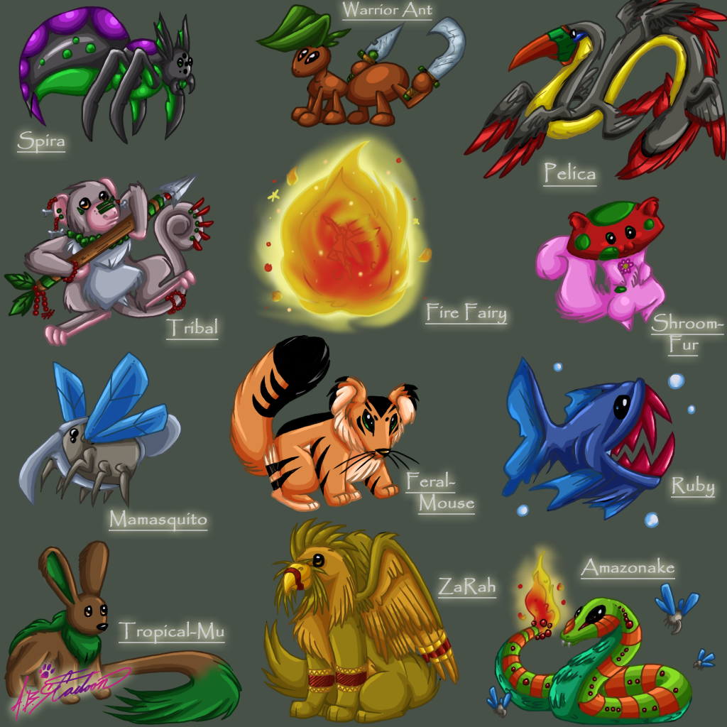 List Of Monster Types at Molly Lake blog