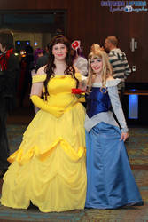 Disney Pirncesses - Belle and Aurora