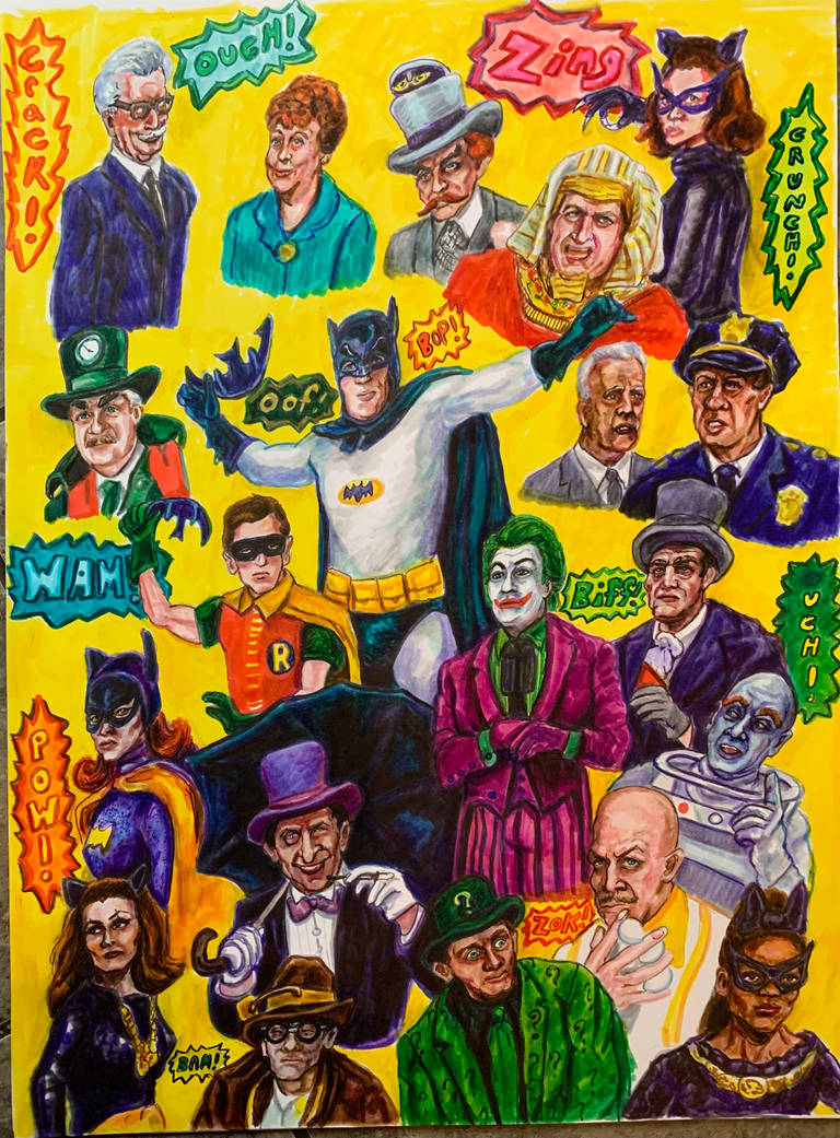 Batman Rip 60s Batman the 1960s by dboczkowski on DeviantArt