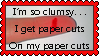 Double paper cuts