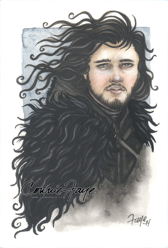 Jon Snow 4x6 Original Art