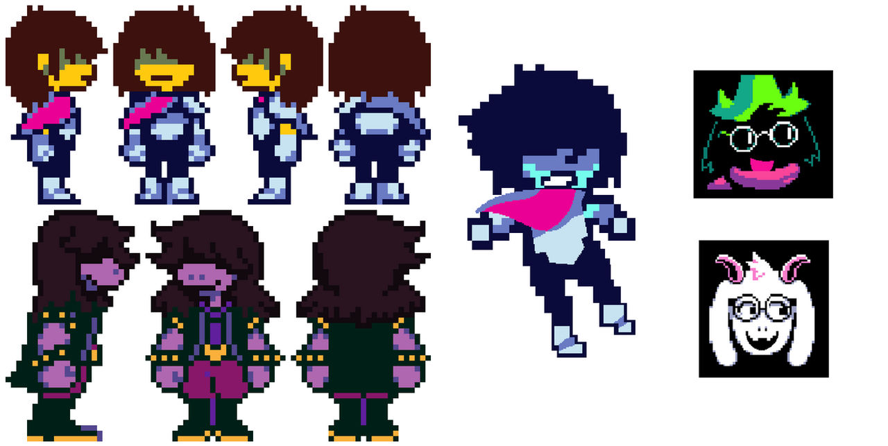 Deltarune Chapter 2 Sprites