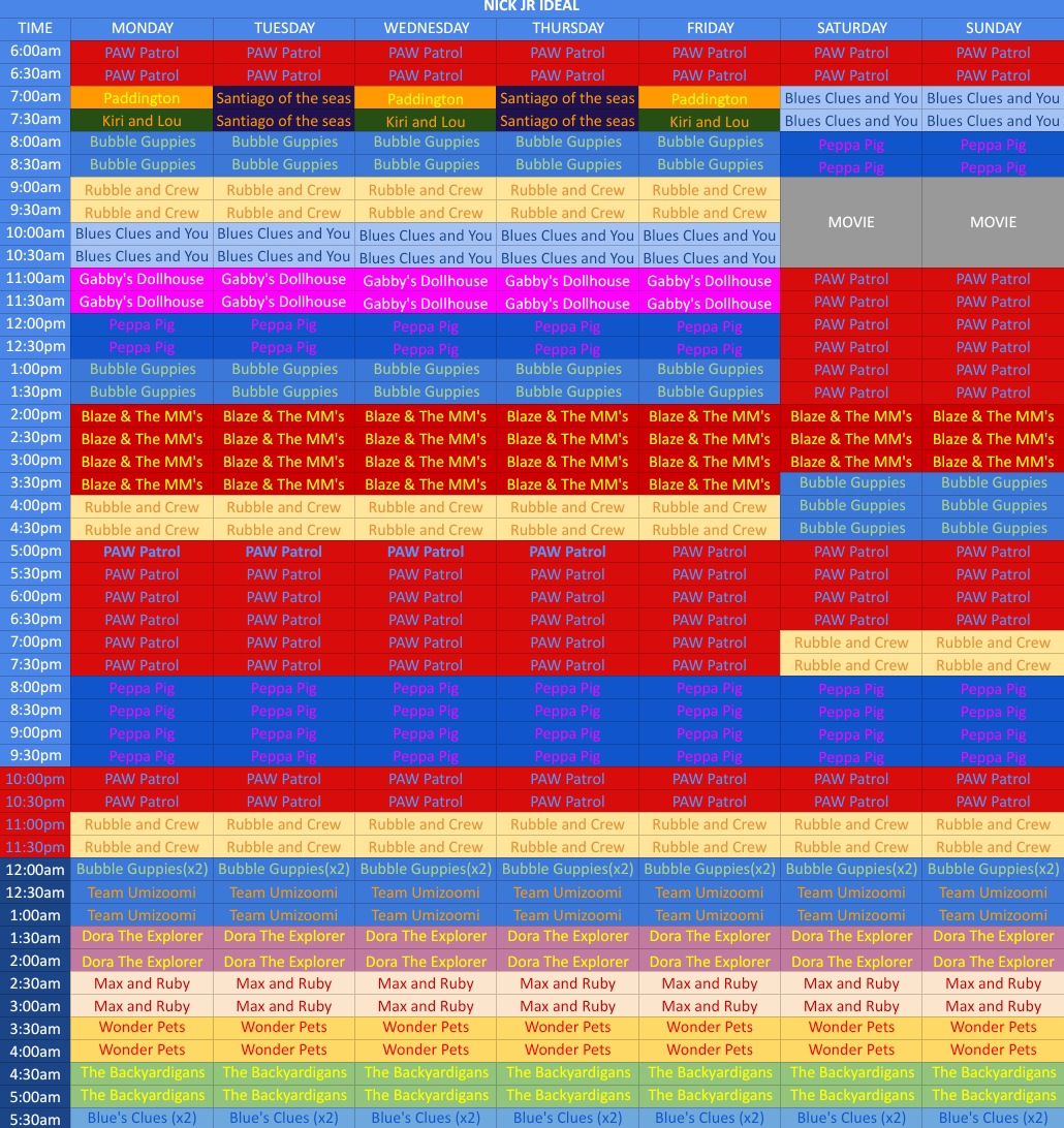 Nick Jr Channel Ideal Schedule By TropicalPunchBoi On DeviantArt nick-jr-channel-ideal-schedule-by-tropicalpunchboi-on-deviantart