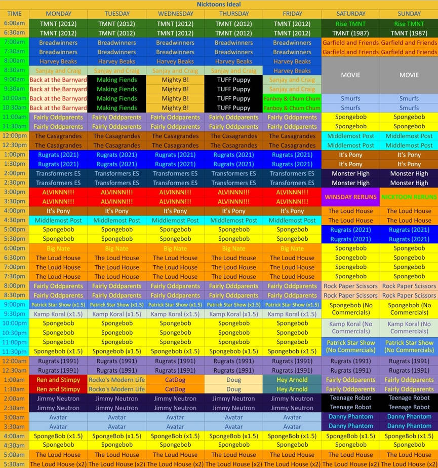 Nicktoons Network Schedule nicktoons-network-schedule