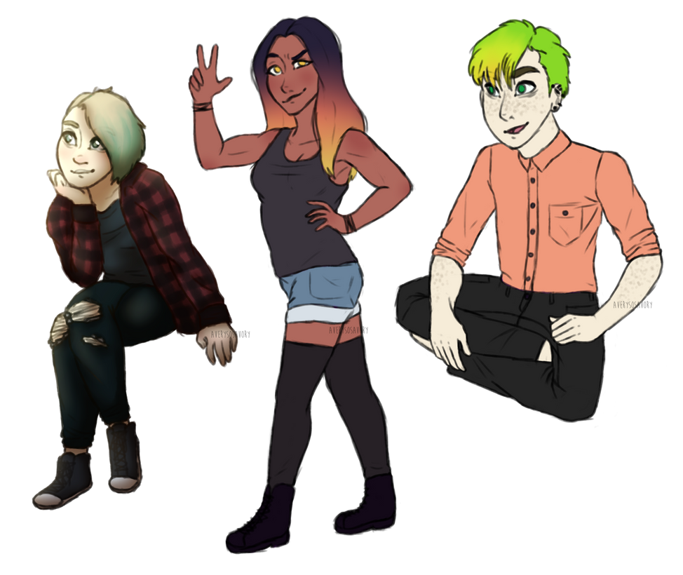 Human Version Deviantart = Human Practice = by AveryMaeGreen on DeviantArt