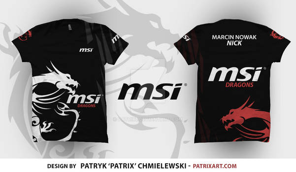 Tshirt - MSI Dragons