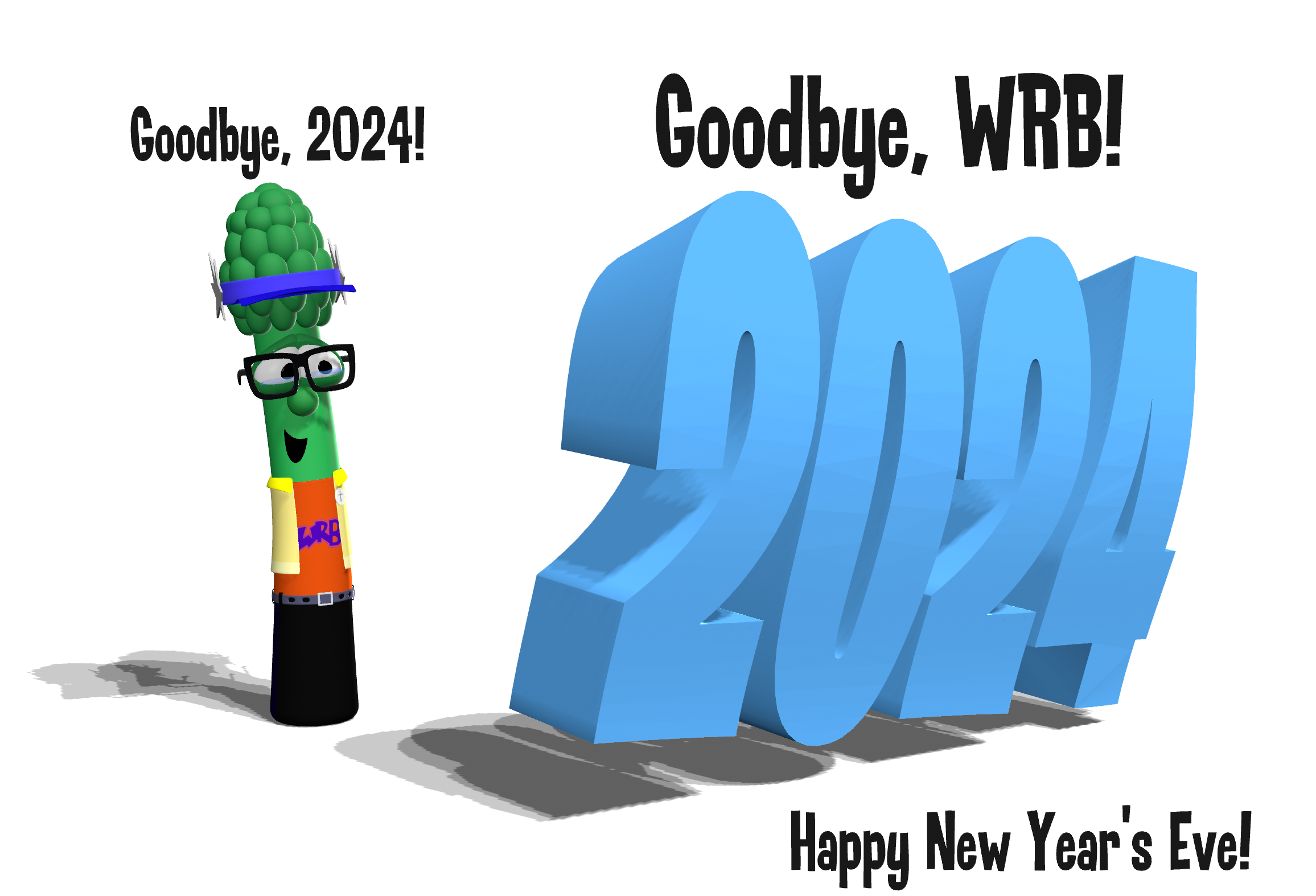 Me saying Goodbye to 2024 (Blender)