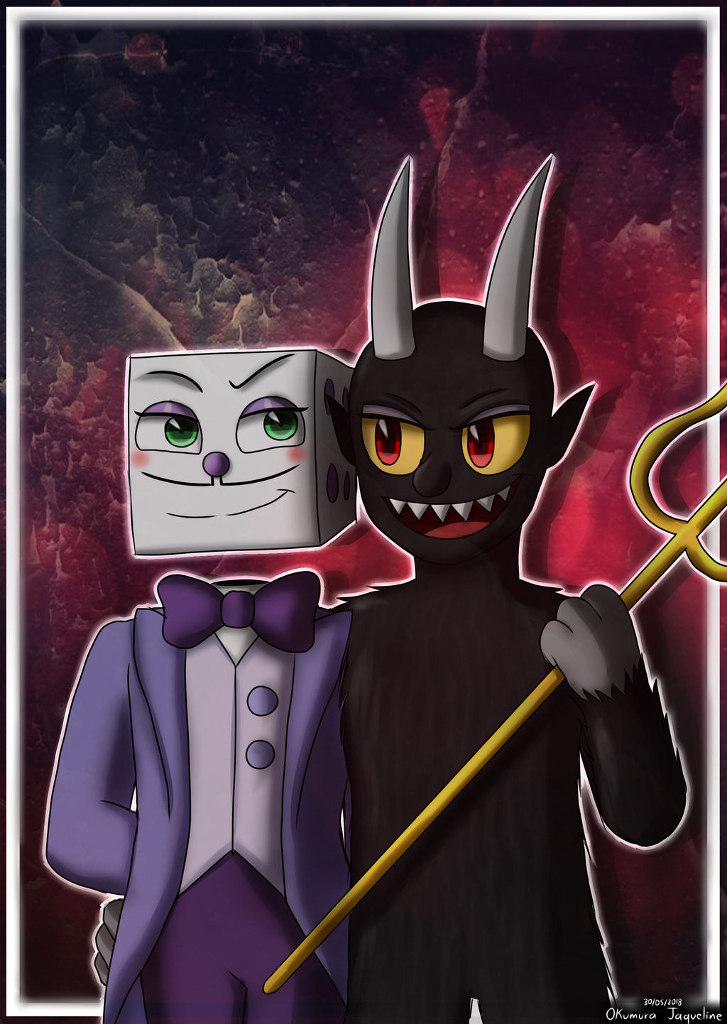 King dice x the devil (cuphead) by AlinaT2212 on DeviantArt