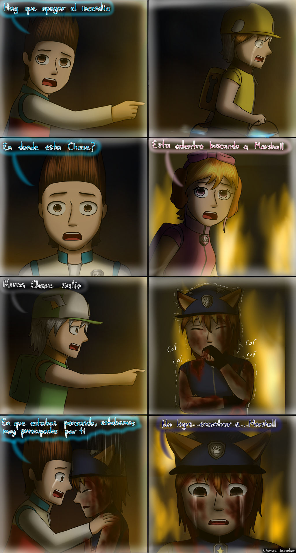 Paw Patrol - Marshall x Chase Parte 12 by OkumuraJaqueline on DeviantArt