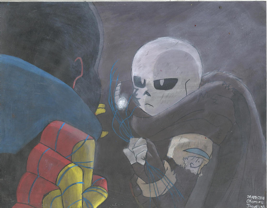 Underverse - Ink Sans vs Error Sans - Remake by OkumuraJaqueline on ...