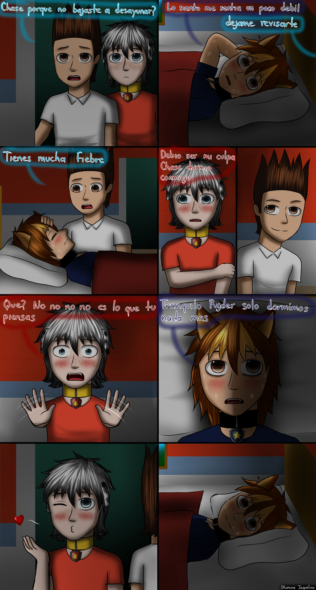 Paw Patrol - Marshall x Chase Parte 20 by OkumuraJaqueline on DeviantArt