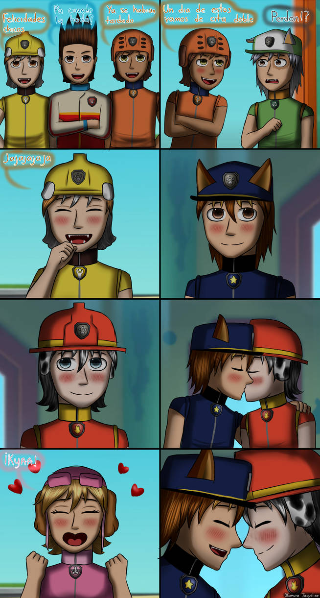 Paw Patrol - Marshall x Chase Parte 29 by OkumuraJaqueline on DeviantArt