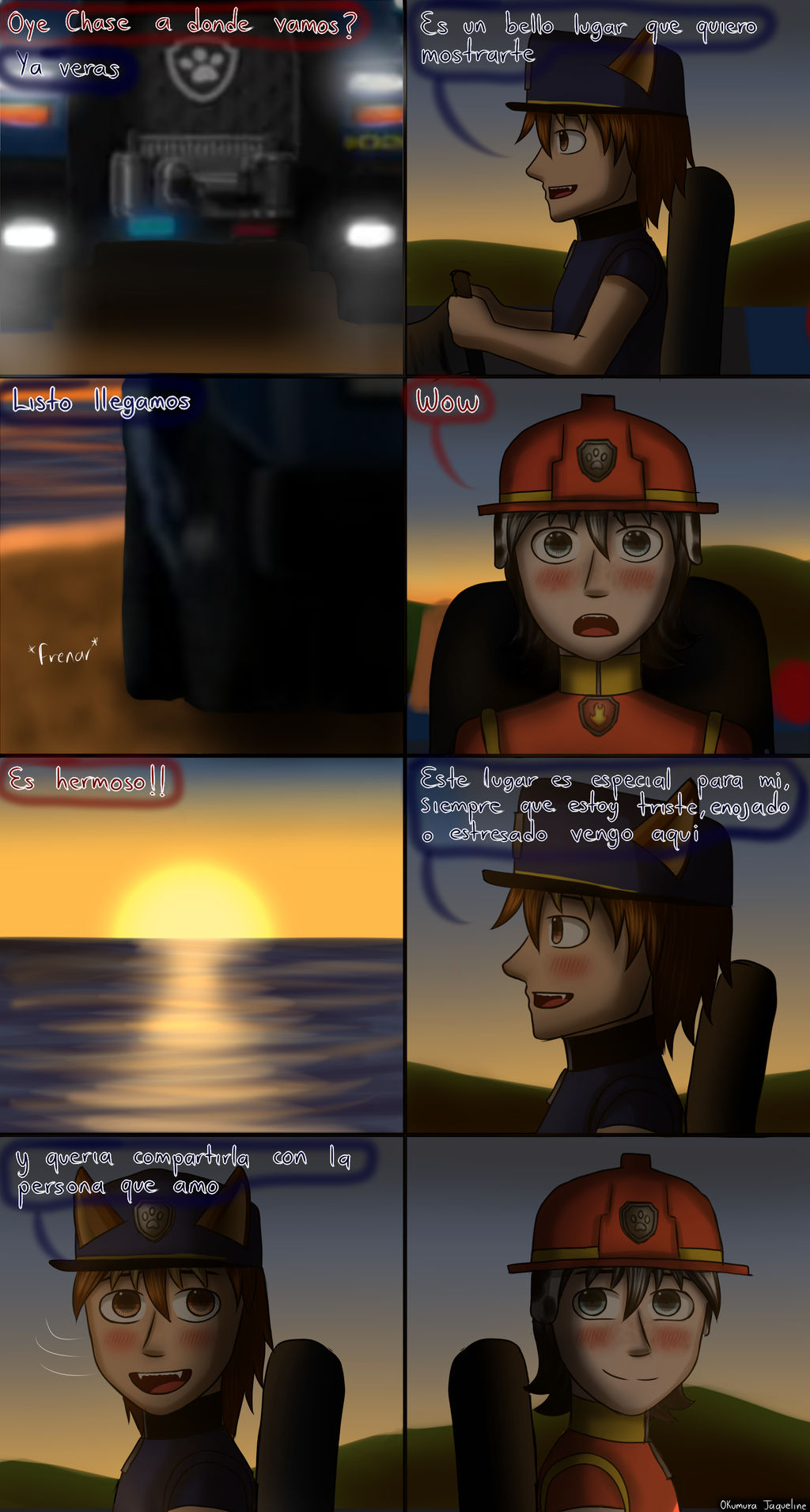Paw Patrol - Marshall x Chase Parte 30 by OkumuraJaqueline on DeviantArt