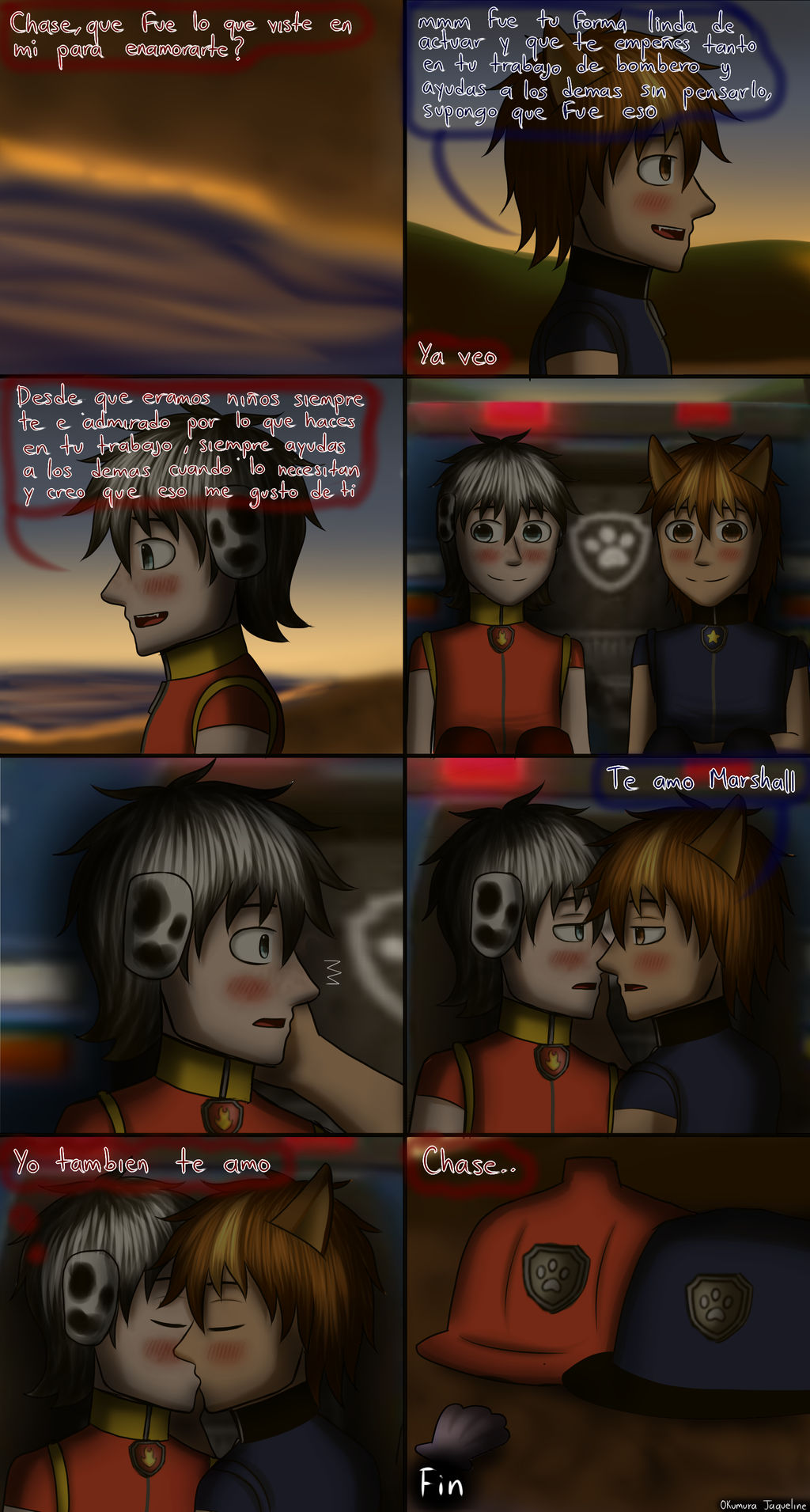 Paw Patrol - Marshall x Chase Parte 31 Final by OkumuraJaqueline on