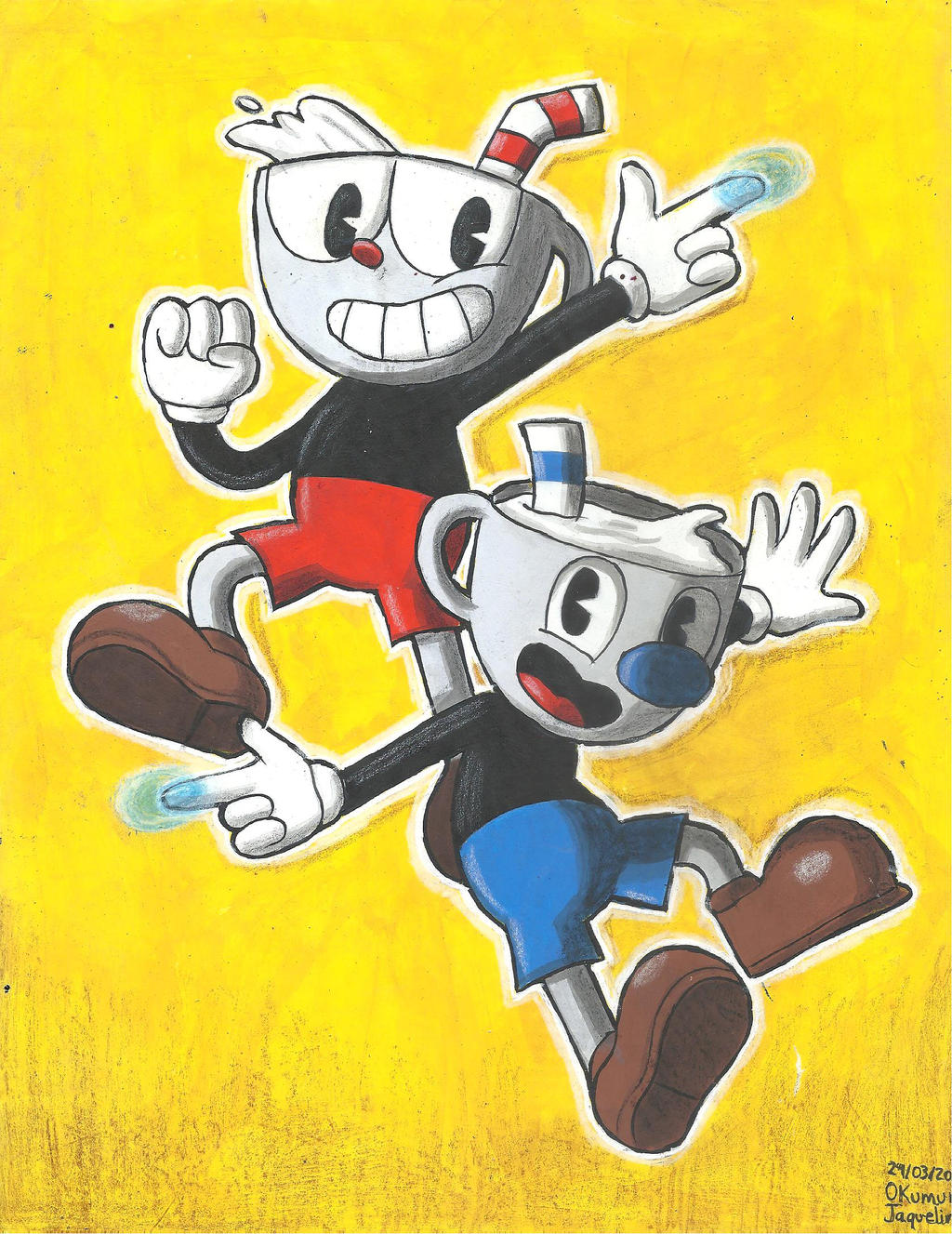 Cuphead And Mugman Fanart By OkumuraJaqueline On DeviantArt cuphead-and-mugman-fanart-by-okumurajaqueline-on-deviantart