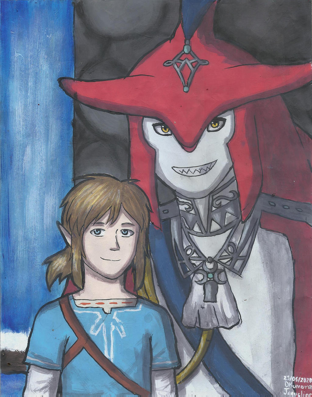 Link x Sidon by OkumuraJaqueline on DeviantArt