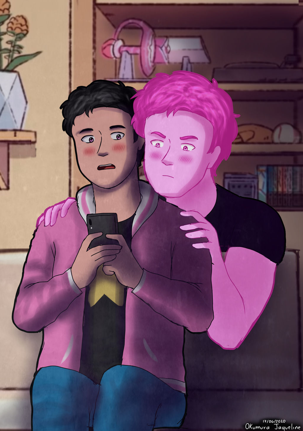 Pink Steven Render Stevencest - Steven x Pink Steven by OkumuraJaqueline on DeviantArt