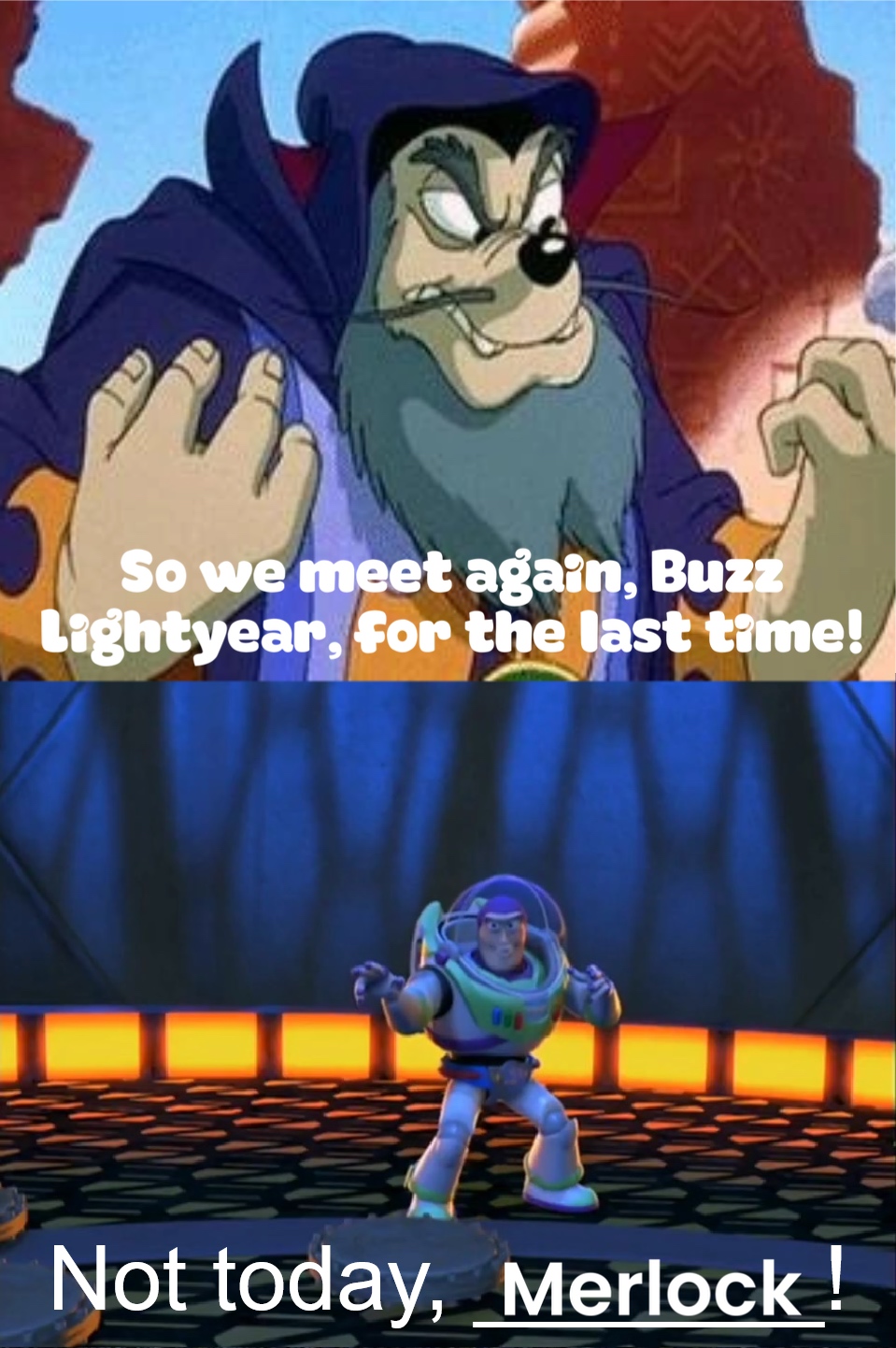 Merlock Fallout Buzz Lightyear vs. Merlock by marcusantony9 on DeviantArt