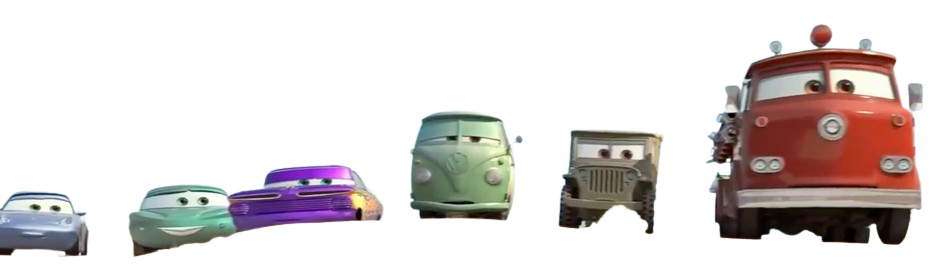 Radiator springs gang cheard png by paddyamber on DeviantArt