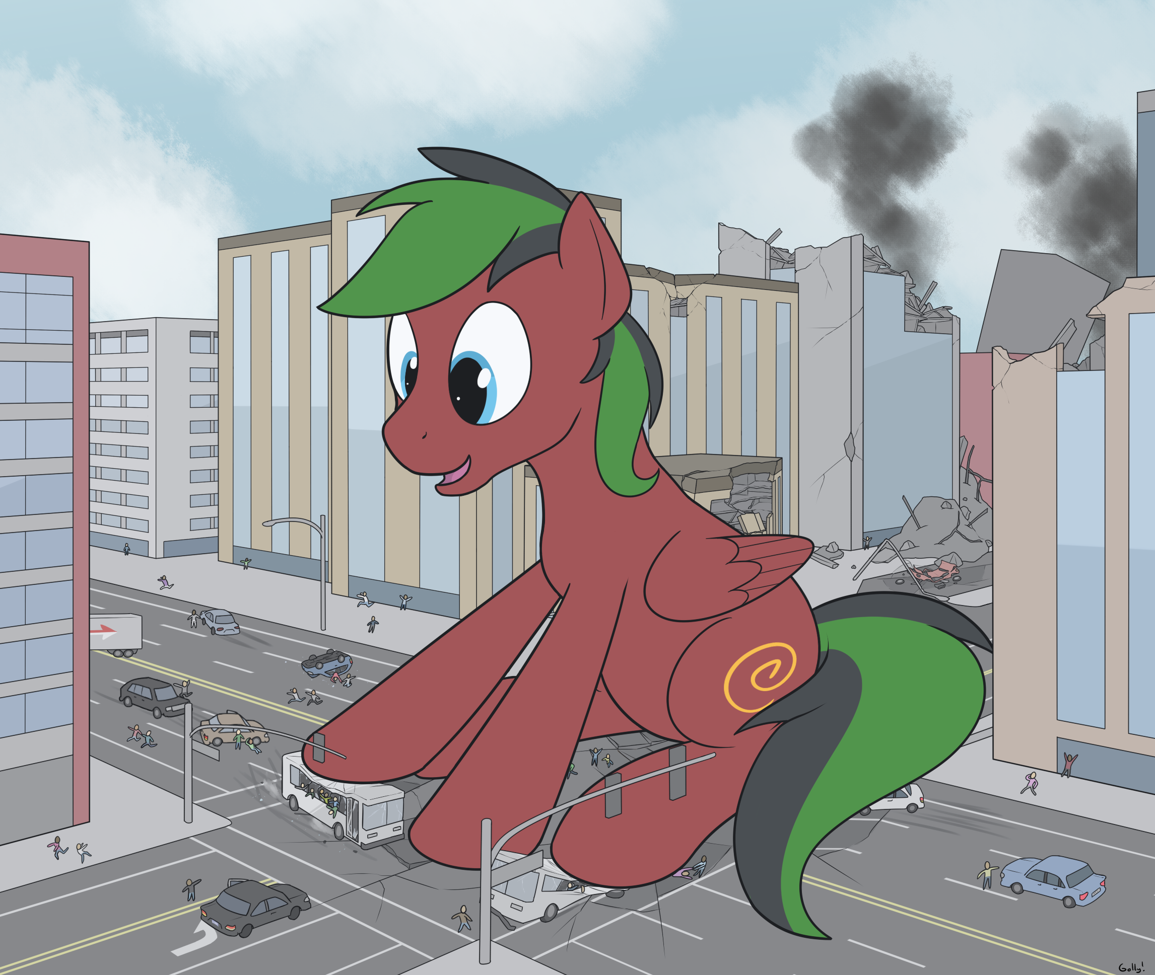 [COMMISSION] Crismon Plays in Traffic
