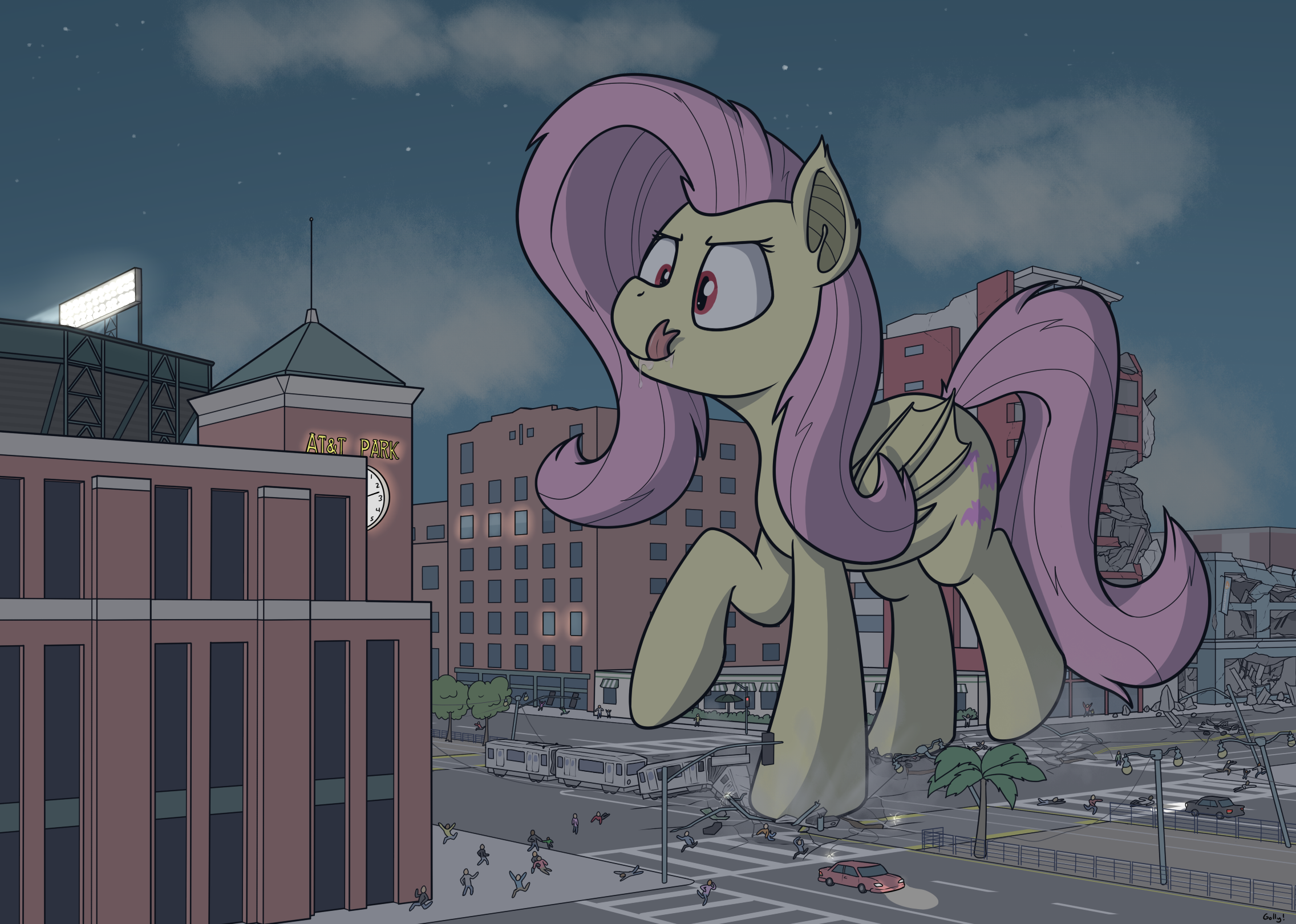 Flutterbat Deviantart Front Giant Flutterbat 11 by RapidStrike on DeviantArt