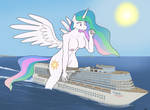 Celestia Rides a Cruise Ship by RapidStrike