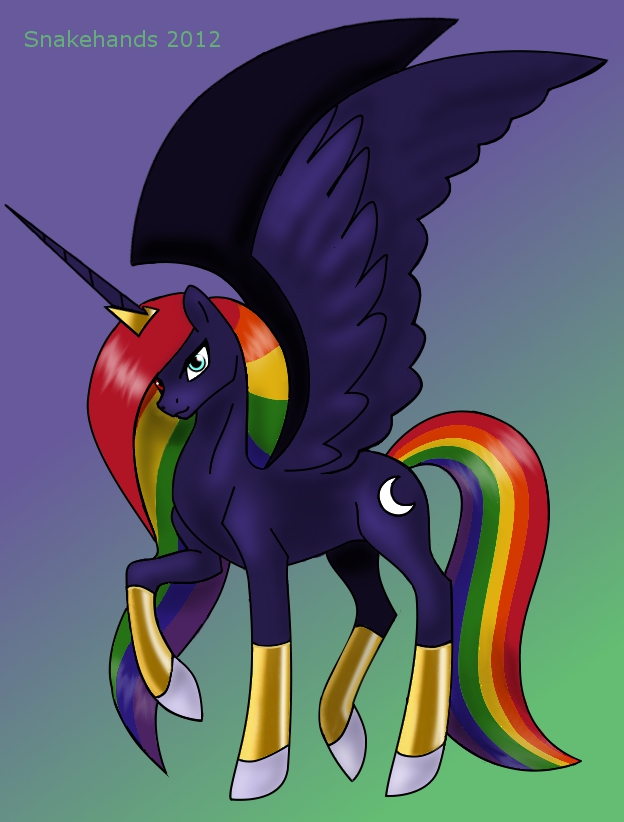 MLP OC Lunar Rainbow