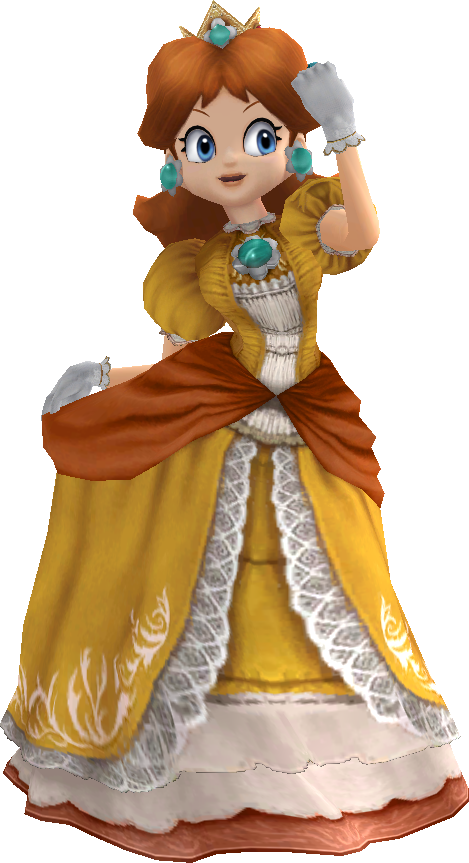 Better Daisy in SSBB Render (Artwork)