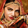 indian bridal portrait