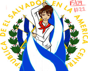 El Salvador Hetalia OC 15-09-1821