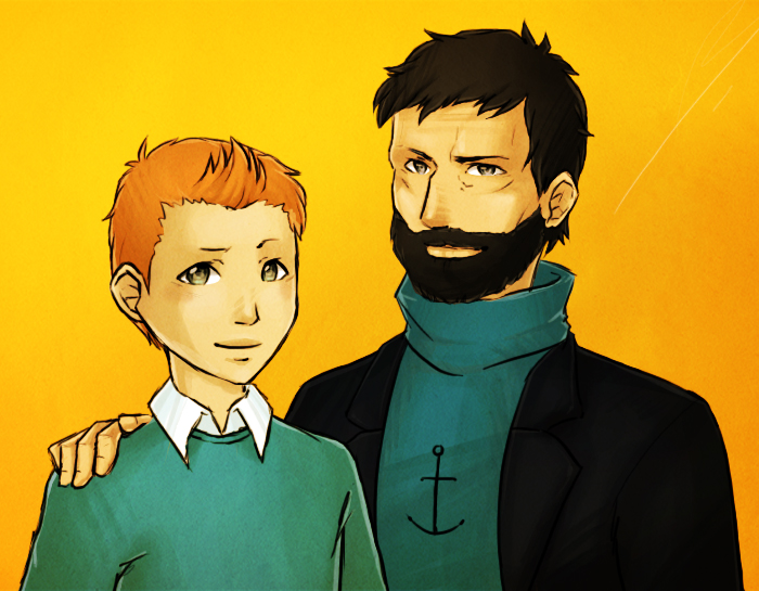 Tintin and Haddock