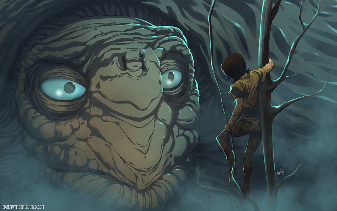 The Neverending Story-Atreyu finds Morla by HeavyMetalHanzo