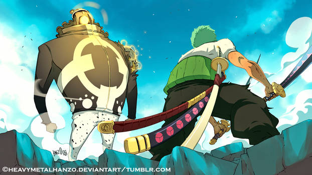 One Piece-Zoro Vs Kuma