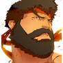 Street Fighter V-Bearded Ryu