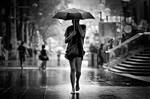 Lady with Umbrella by dannyst