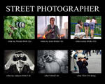 Street Photographer: What they think I do by dannyst