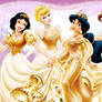 Disney Princesses - Golden Dresses