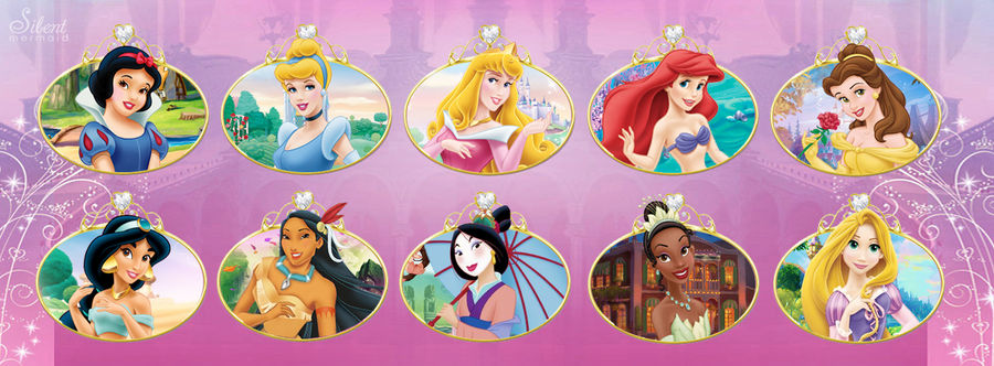 Disney Princesses - The 10 Princesses! by SilentMermaid21 on DeviantArt