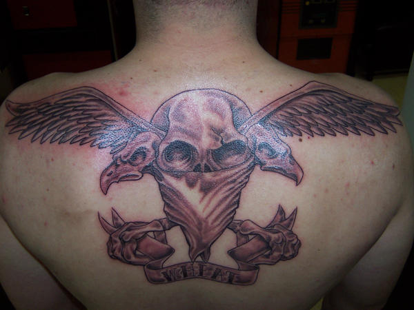 skull with wing 2