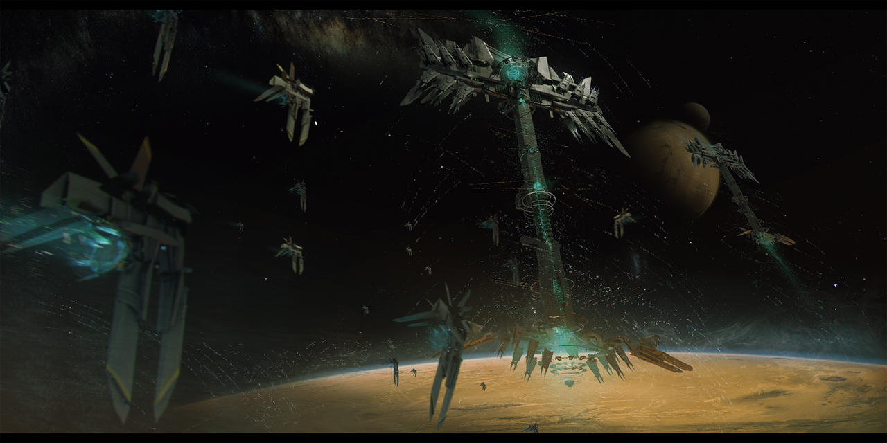 THE MAKER: Visions of Dune_ Heighliner concept by bradwright