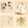 Character designs: Japanese Wizard of Oz