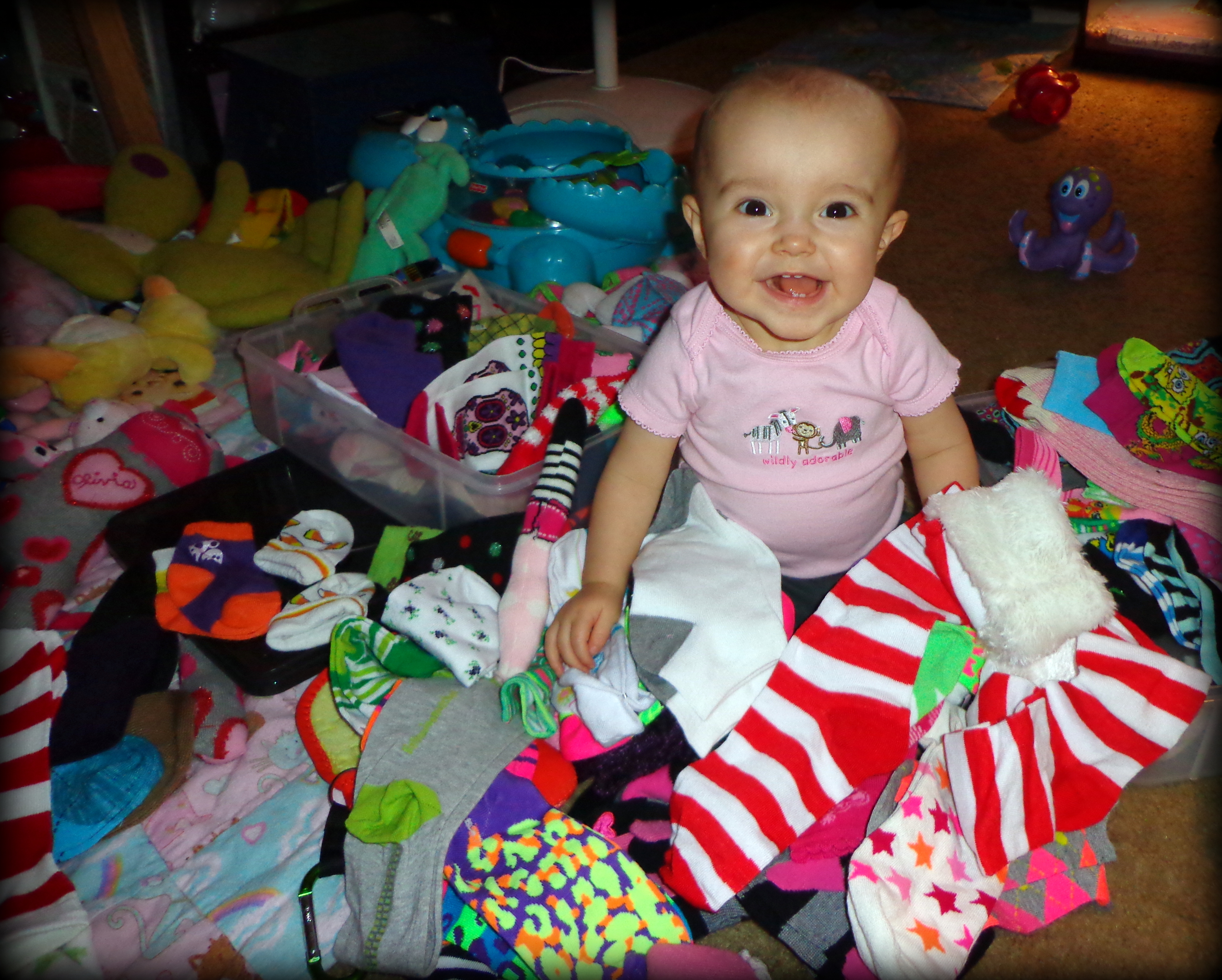 Liv sorting socks