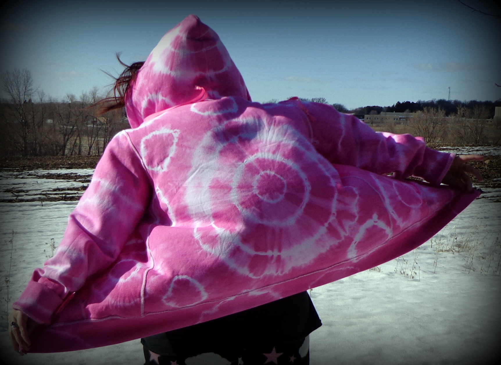 Pink Dye Hoodie 3-31-13