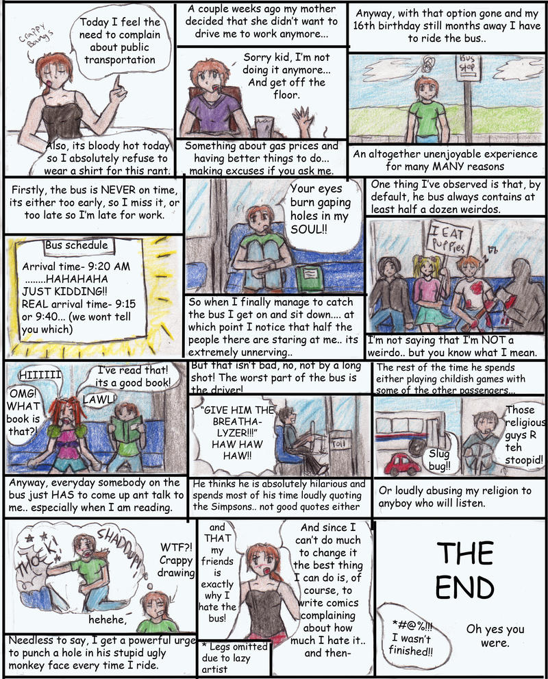 Bus rant comic by LadyFlamethrower on DeviantArt