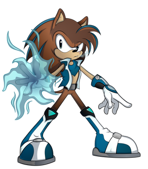 [It's was a little commision] Sonic OC - Frost TH