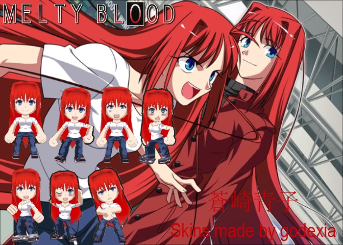 Aoko Aozaki from Melty Blood by godexia on DeviantArt Aoko Aozaki from Melty Blood by godexia on DeviantArt
