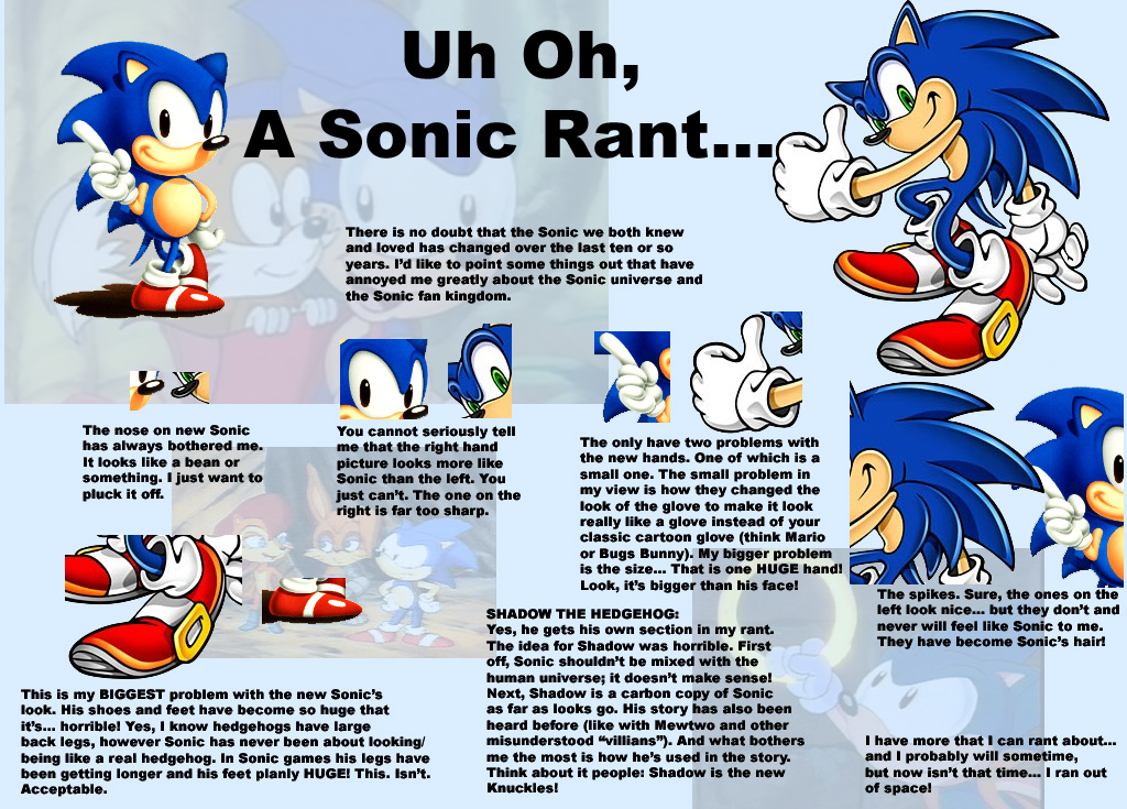 Sonic Rant by SafiMoyo on DeviantArt